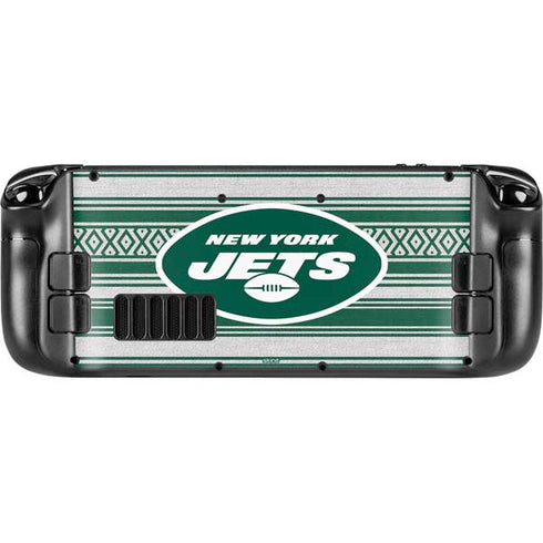 NFL New York Jets Trailblazer Steam Deck Handheld Gaming Computer Skin